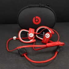 Beats by Dr. Dre Powerbeats 2 Wireless Bluetooth Earbuds, COWB0516, Red, Tested