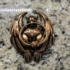 Wizarding Trunk Head Master Office Griffin Door Knocker  Harry Potter?