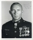 Vintage Medal of Honor Autograph Signed Photo James E Livingston USMC Vietnam