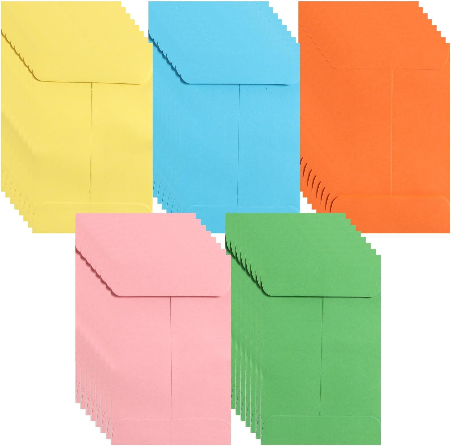 Money Envelopes Mini Small Envelopes for Money Coloured Seed Tiny Envelope Packe