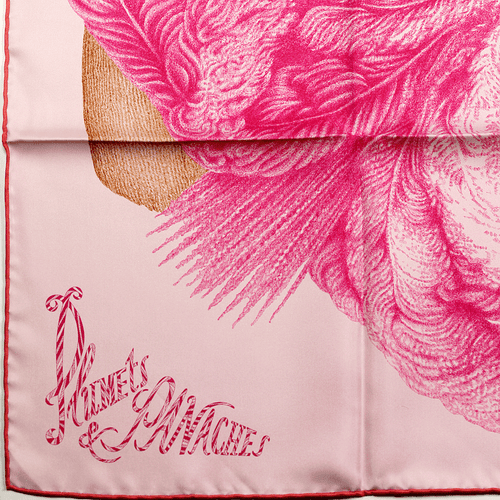 NWT Hermes Scarf PLUMETS ET PANACHES 90cm Silk Carre Foulard FLORENCE MANLIK - Picture 6 of 7