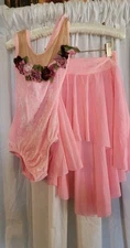 Curtain Call Costumes Leotard And Skirt Ballet Dance Tap Jazz Lyrical Sz CME Med