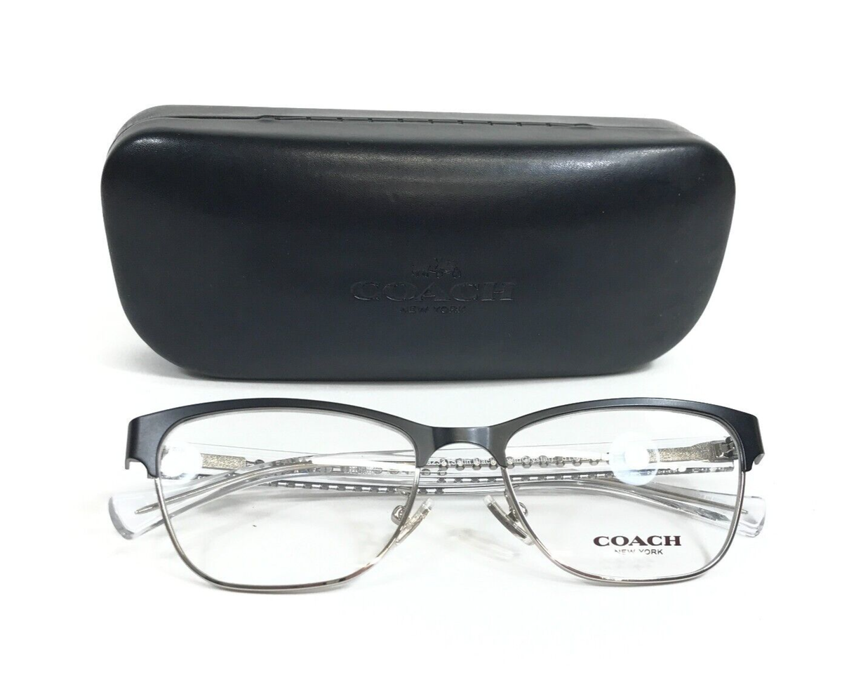 Coach Eyeglasses Frames HC5067 9233 Satin Black Silver  display picture 2
