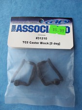 VINTAGE TEAM ASSOCIATED 31210 CASTER BLOCK 0 DEG DEGREE TC5 ASC31210 NIP