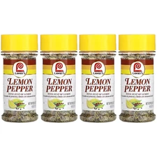 Lawry's Lemon Pepper With Zest of Lemon, 4.5 oz (127 g), Bundle of 4