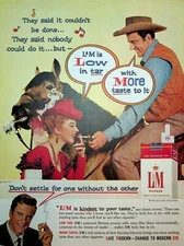 Original L&M Cigarette Ad with James Arness