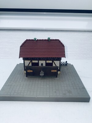 Vintage Faller or Kibri House Built Village For Train Set Made In West Germany