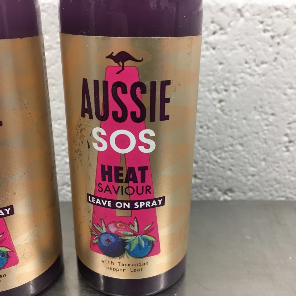 2 Pack Aussie SOS Instant Heat Saviour Leave On Spray Heat Protection 2x 100ml - image 2 of 4
