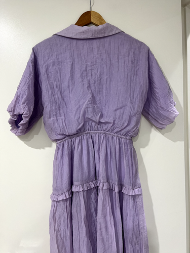 Tussah Women's Maxi Dress Button Front Lilac Size 10 - Bild 5 von 10