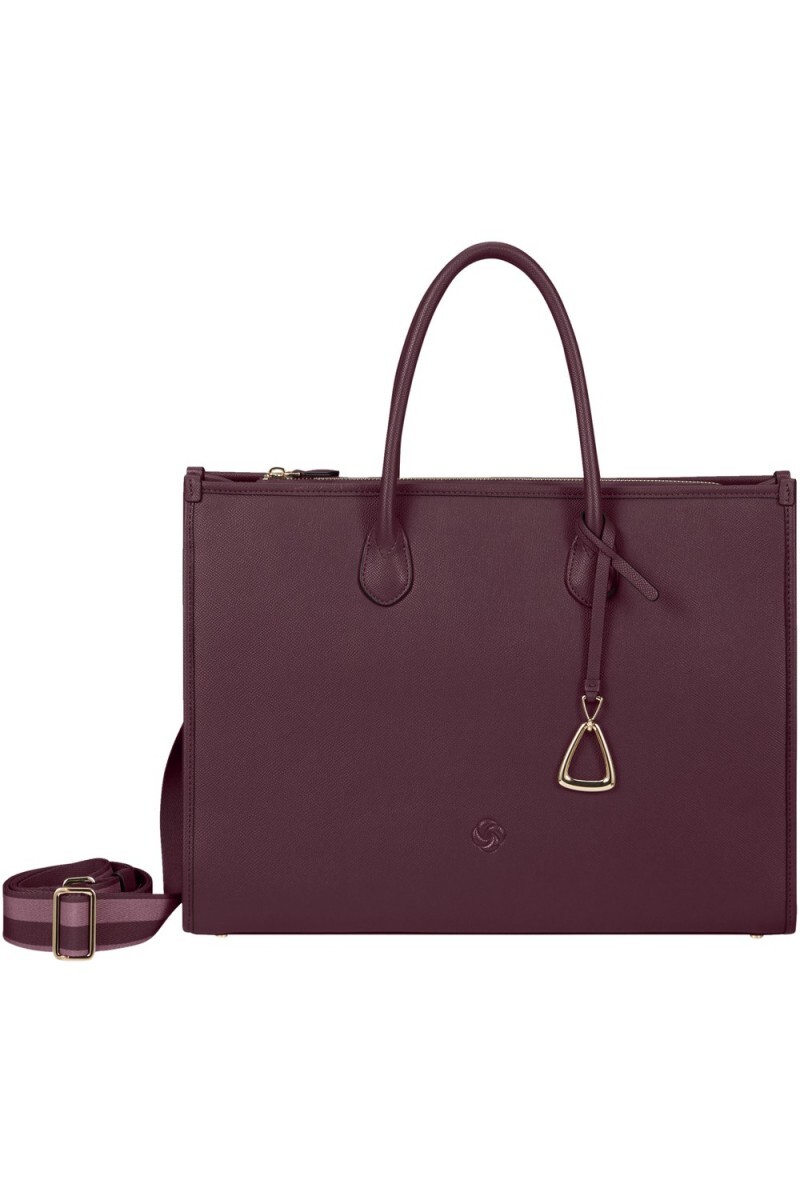 SAMSONITE BORSA DONNA CARTELLA DA LAVORO В ЭКОПЕЛЬЕ БЕСКОНЕЧНЫЙ БОРДО 28390₽