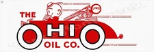 The Ohio Oil Co. 6" x 18" Metal Sign