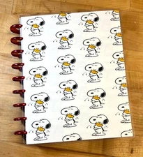 Snoopy & Woodstock Love Hug Cover Set 4 use with the Classic Happy Planner~