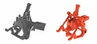 Rear coupling for Siku barrel wagon 2270 spare part 1:32