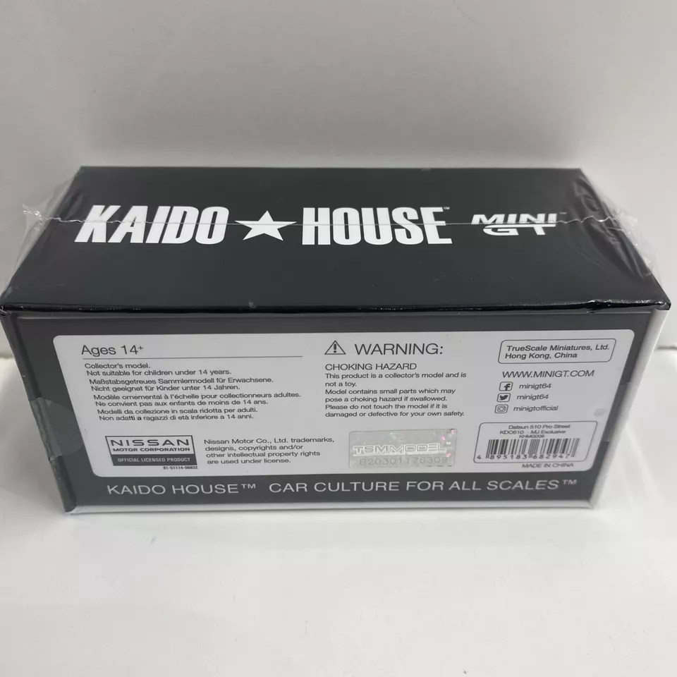 2022 Mini-GT Kaido House Green DATSUN 510 Pro Street Sung Kang 008 *SEALED* - Image 2 of 2