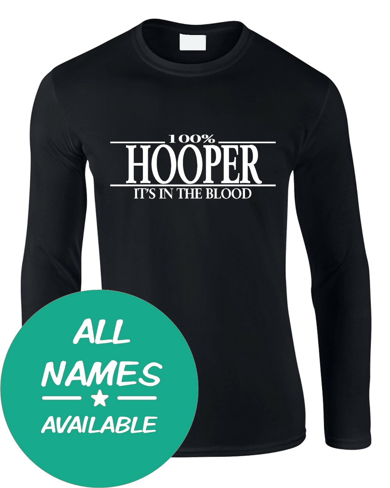 ALTRA T shirt uomo manica lunga cognome 100% tutto qualsiasi regalo nome famiglia compleanno riunione