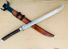 Custom Handmade Carbon Steel Blade Survival Viking Sword - Hunting Sword Camping