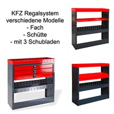 KFZ Regalsystem Einbauregal Werkstatt versch. Ausführung Schütte Schubladen Fach