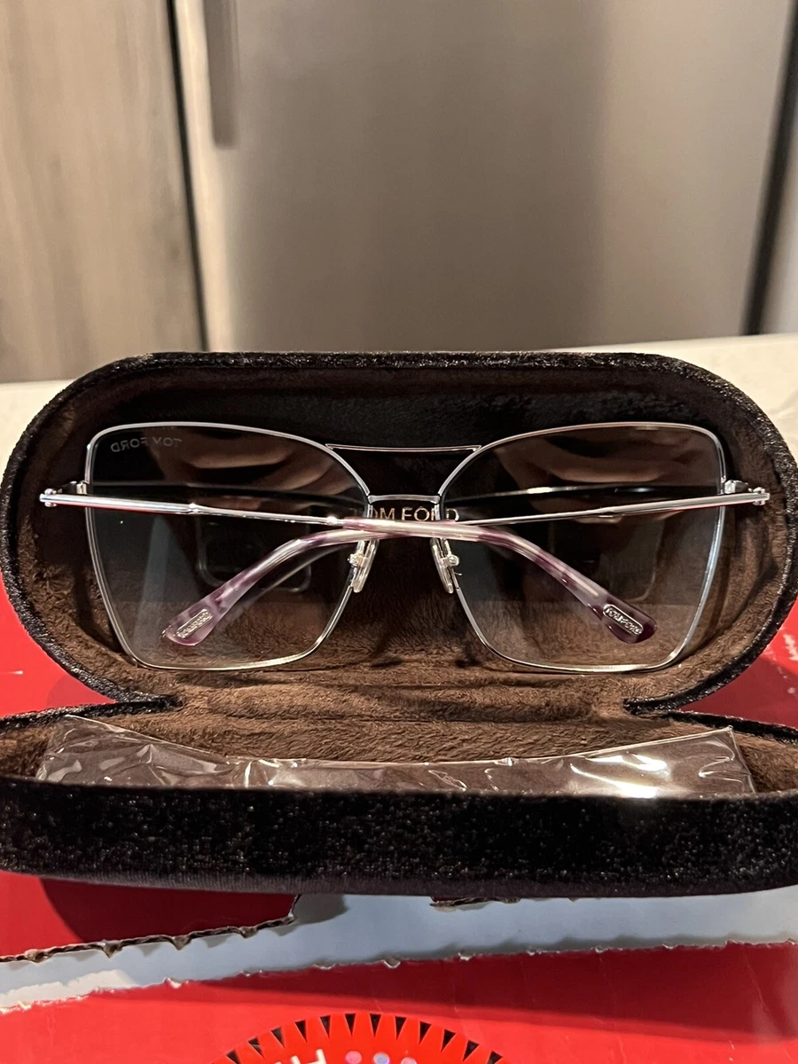 Tom Ford Cat Eye Sunglasses Silver for Women for sale | eBay display picture 3