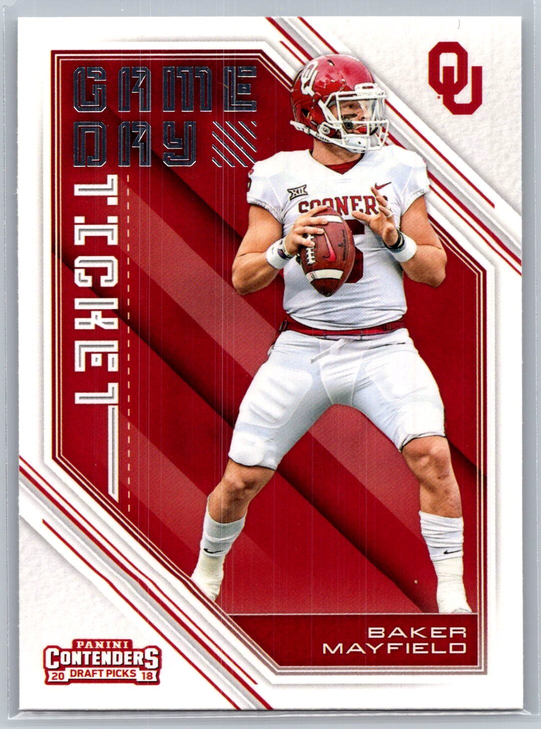 2018 Panini Contenders Draft Picks #24 Baker Mayfield Game Day Ticket (A)