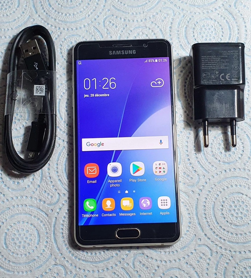  Samsung Galaxy A5.6 SM-510F Doré Débloqué Toutes Opérateurs  - Photo 2/4