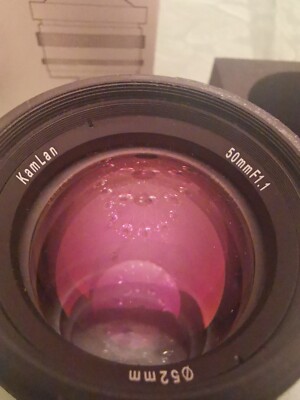 Kamlan APS-C Objektiv, 50 mm, f1.1 Sony E-Mount   Kamera. Neu unbenutzt 