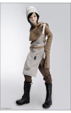 Dollmore 1/3 BJD clothes SD - AJ006 pants shirt wrap skrit hat