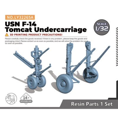 Yao's Studio LY32265A 1/32  Model Upgrade Parts USN  F-14 Tomcat Undercarriage