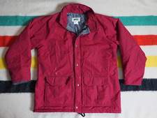 VTG 80s REI GTX Goretex Burgundy Plum Zip Snap Nylon Puffer Jacket Coat Mens XL