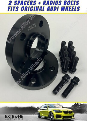 Q7 SPURVERBREITERUNG 15MM SCHWARZ PASSEND FÜR AUDI Q7 5X112 66.6