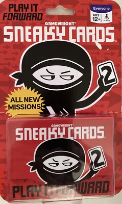 Gamewright Sneaky Cards 2 Play It Forward Role Playing Missions Card Game NIP