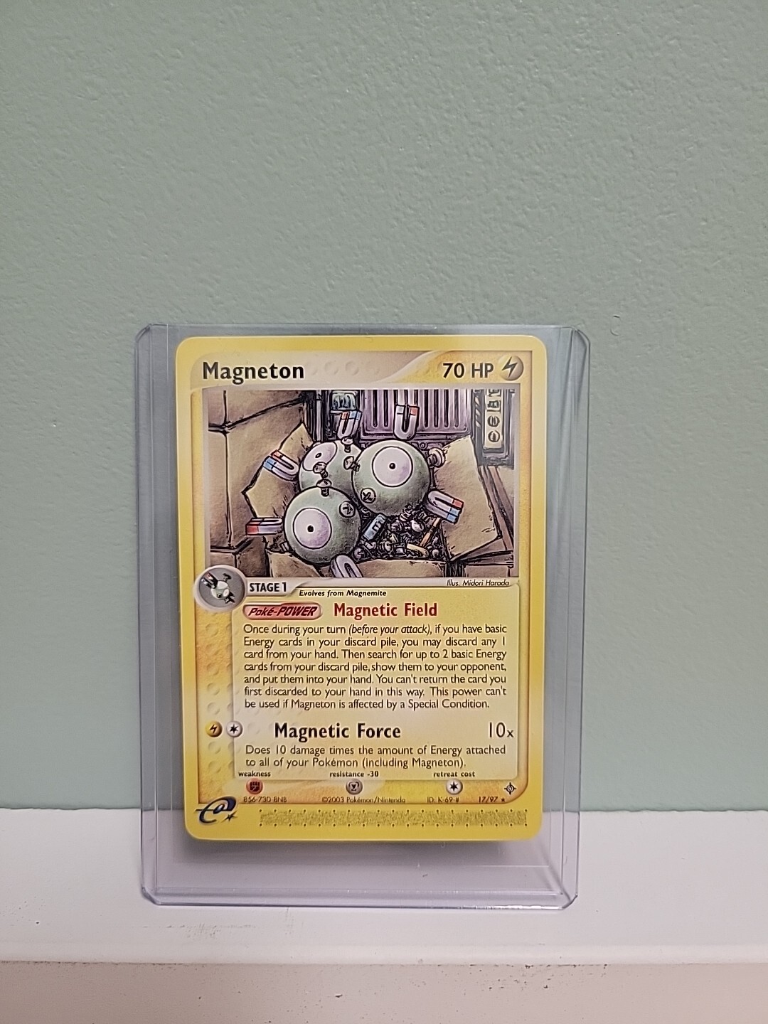 Pokémon TCG Magneton EX Dragon 17/97 Regular Rare NM