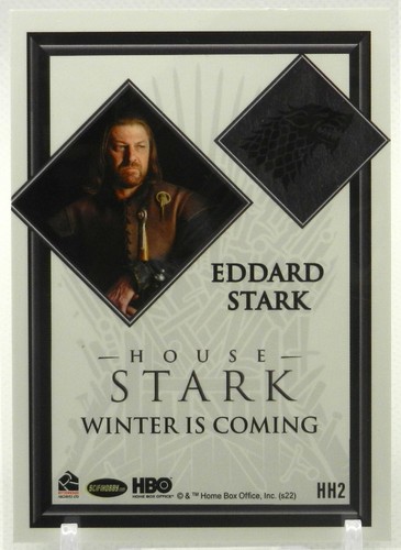 Head of House STARK HH2, 2022 Rittenhouse Game of Thrones Complete Series Vol. 2 - Picture 2 of 2