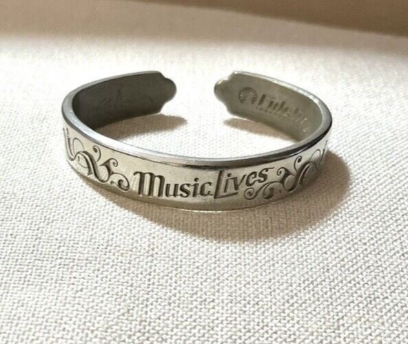 Paul McCartney Fidelity Investment Music Lives Pewter Cuff