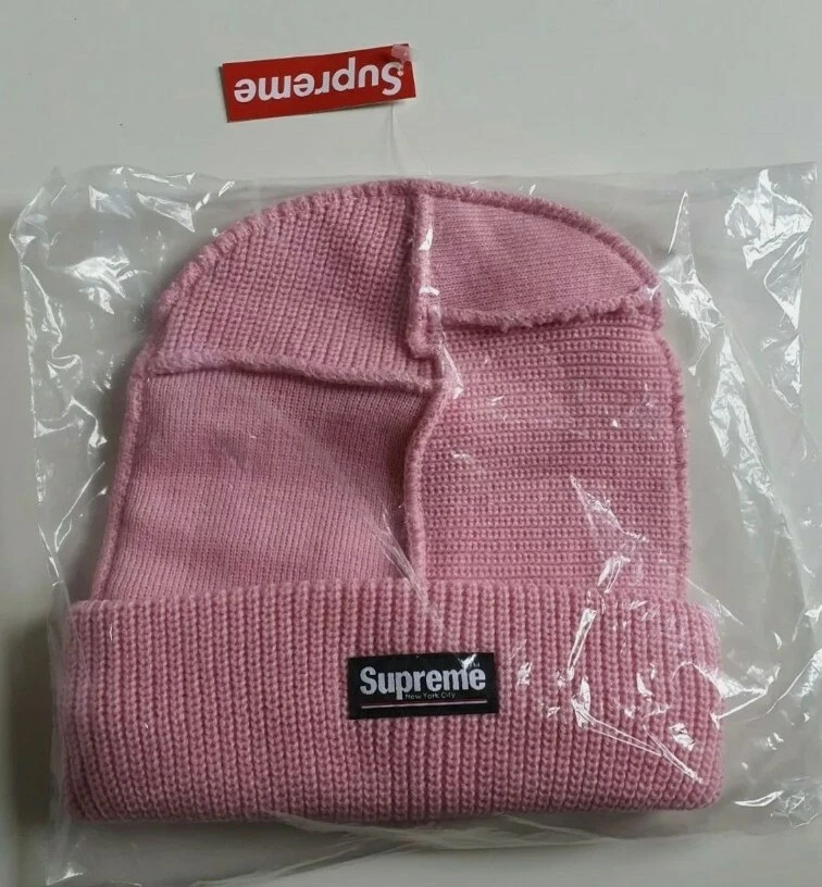 FW20 Supreme Paneled Seam pink beanie New with tag Unopened Hat