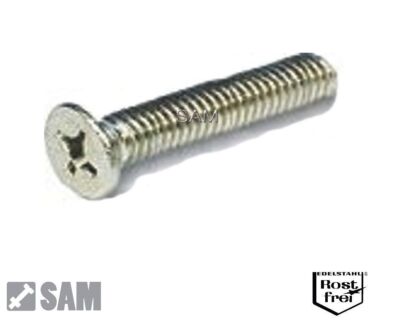 25 Stück Zoll Senkkopfschrauben Kreuzschlitz A2 No. 6-32X5/8'' UNC ANSI B18.6.3
