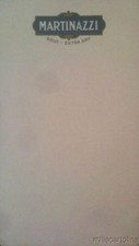 § MENU' PUBBLICITA' LIQUORE  MARTINAZZI BRUT-EXTRA DRY 1900