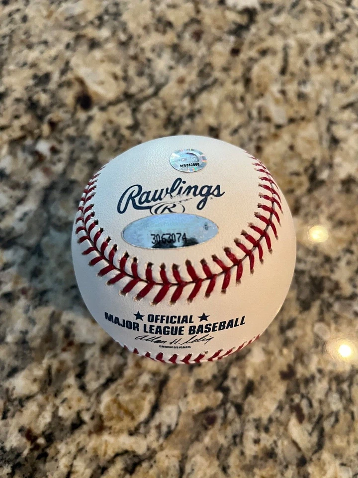 Dallas McPherson Medias Blancas Firmado Autografiado Rawlings OML Béisbol MLB Certificado de Autenticidad Foto 3 de 3