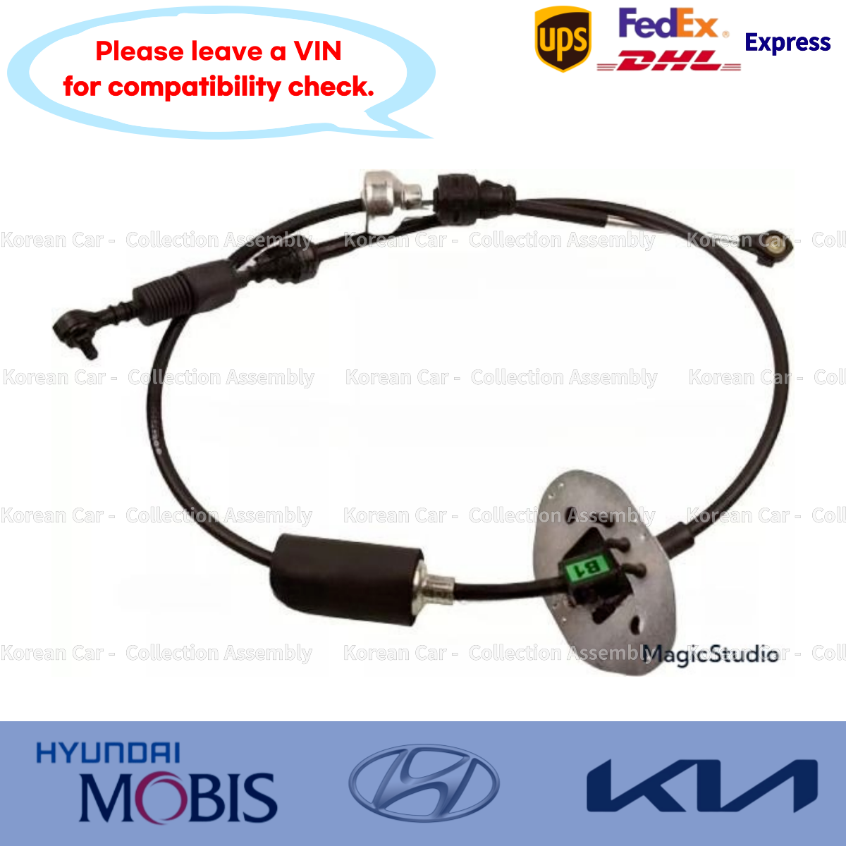 Genuine 467903K000 Shift Control Cable for Hyundai Sonata 2006