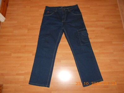 Lee Cooper Denim Carpenter Jeans, Stretch, Blue, W36 L31