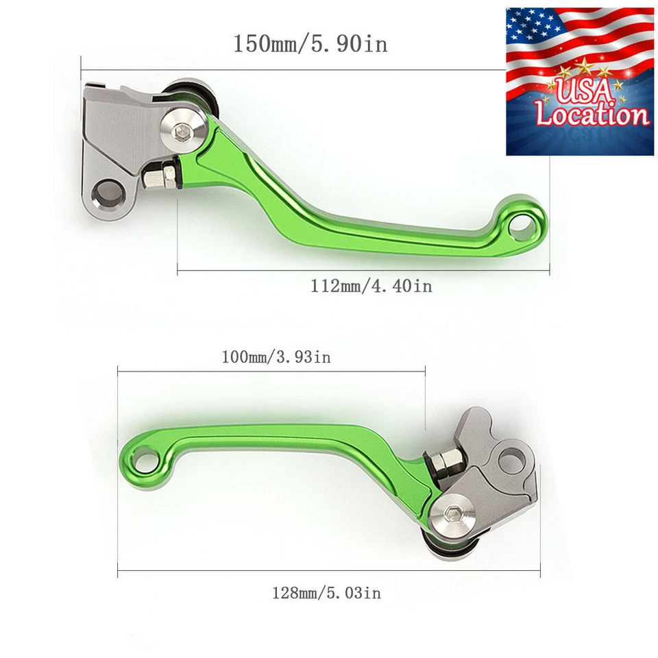 Empuñaduras de embrague de freno para Kawasaki KX100 2001-2021 KX112 2022-2023 FXCNC Foto 2 de 4