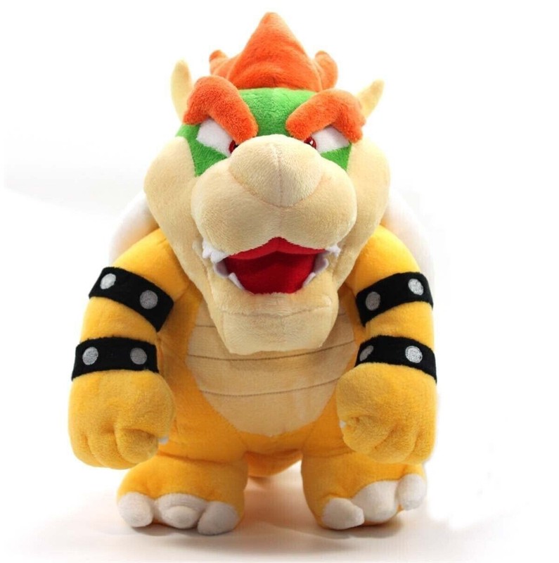 10" Super Mario Bros Bowser Koopa Plush Soft Toy Stuffed Animal Doll  Gift uk