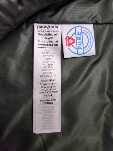 Patagonia Nano Puff Vest Seabird Grey Men's Size Small New With Tags - Picture 9 of 10