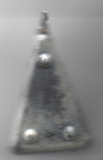 Dreieckblei mit Noppen 150g