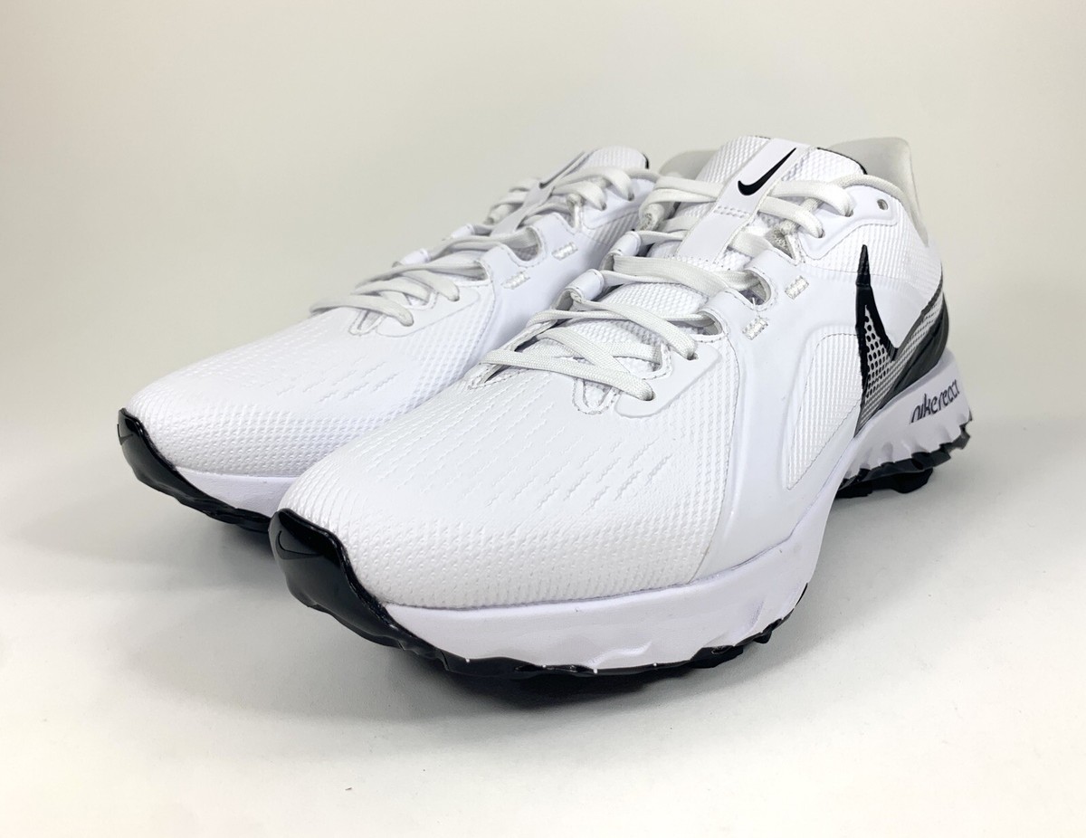 Nike React Infinity Pro Golf Shoes White Black CT6620-102 