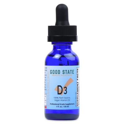 Liquid Vegan D3 Ergänzung 1 Fl OZ Glasflasche Von Good State