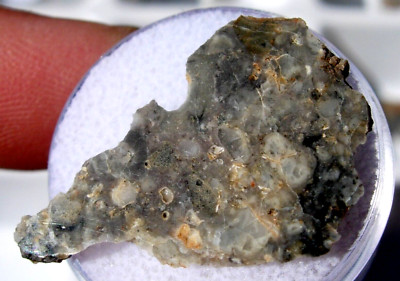 2.25 grams 29x20x2mm slice Adrar 013 Lunar (Anor. Gabbro-norite) Meteorite + COA