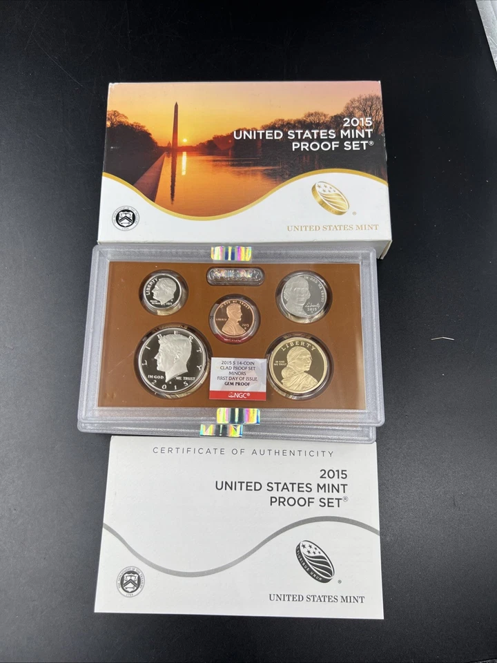 2015 US Mint OGP Proof Set NGC Certified First Day of Issue United States Mint - Image 4 of 4