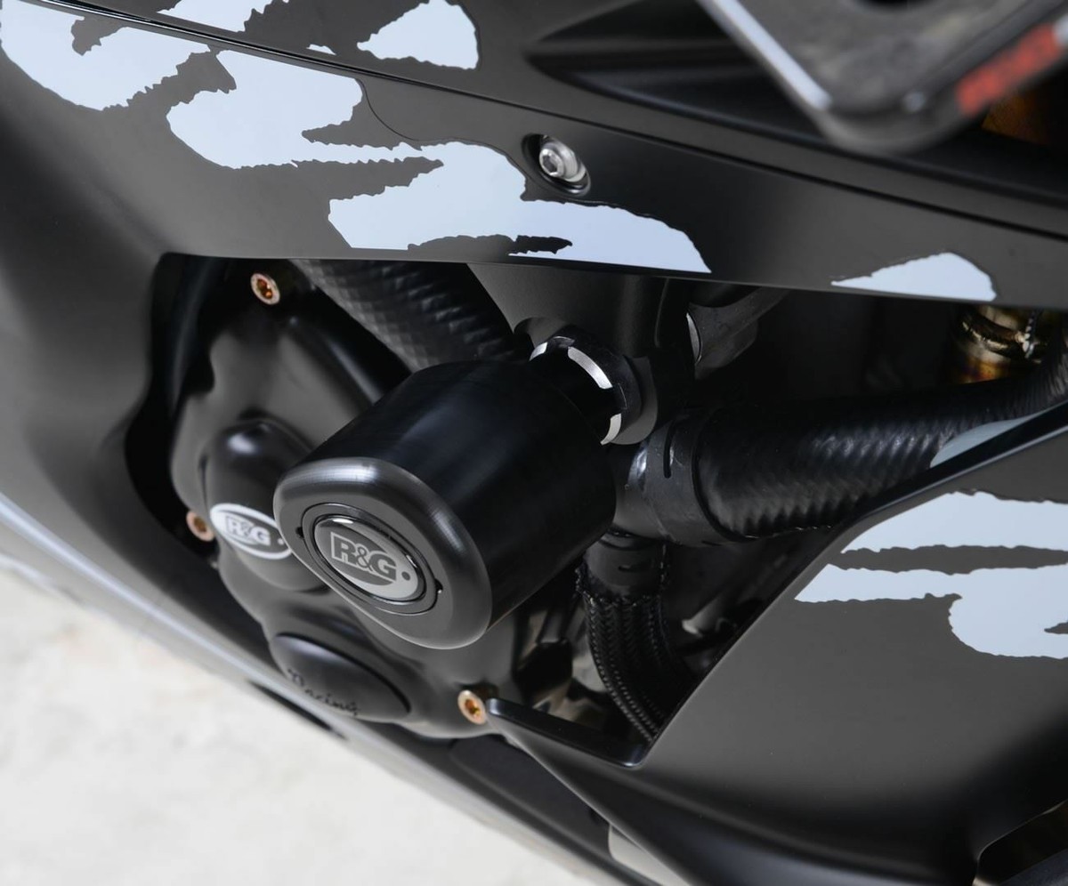 R&G Crash Protectors Black - Aero Style Kawasaki ZX-10RR