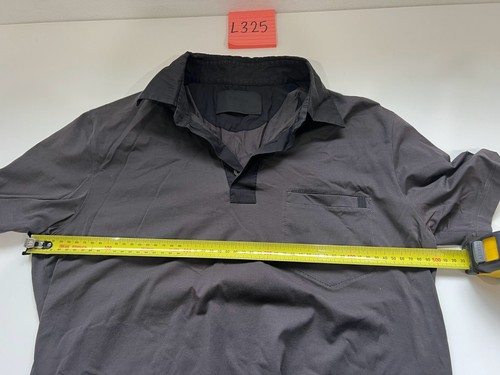 Prada Men's Polo Shirt Grey Charcoal Size Medium - Picture 8 of 11