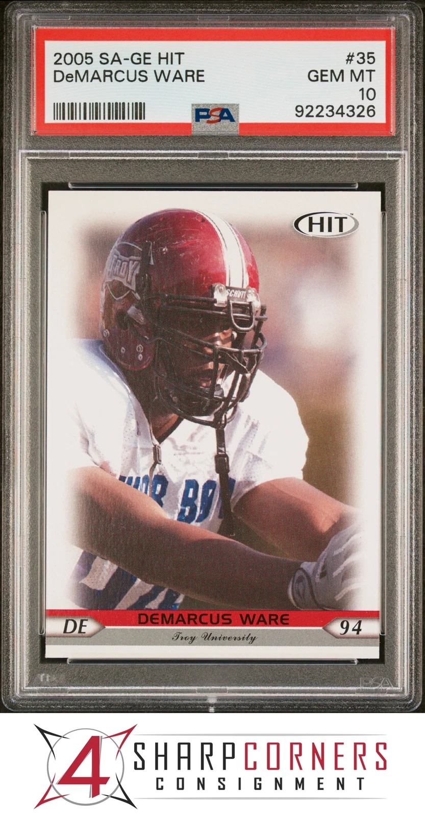 DeMarcus Ware SA-GE Hit #35 Base